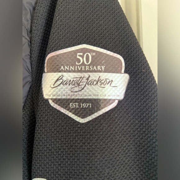 50th year addition Barrett Jackson lightweight motto jacket for sale - size L - Picture 3 of 5